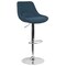 Flash Furniture Contemporary Blue Fabric Adjustable Height Barstool with Chrome Base CH-182050X000-BLFAB-GG - alternate 6